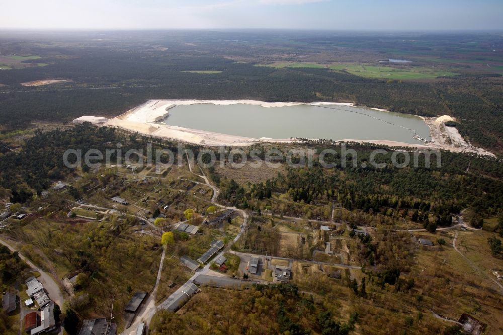 Aerial photograph Haltern am See - View of the Silbersee in Haltern am See in the state of North Rhine-Westphalia