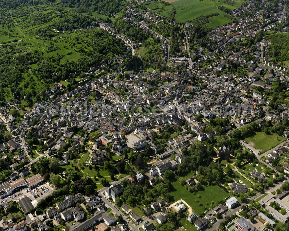 Sinzig from above - Sinzig in Rhineland-Palatinate