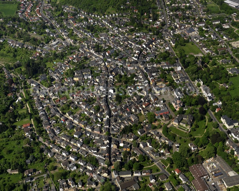 Aerial image Sinzig - Sinzig in Rhineland-Palatinate