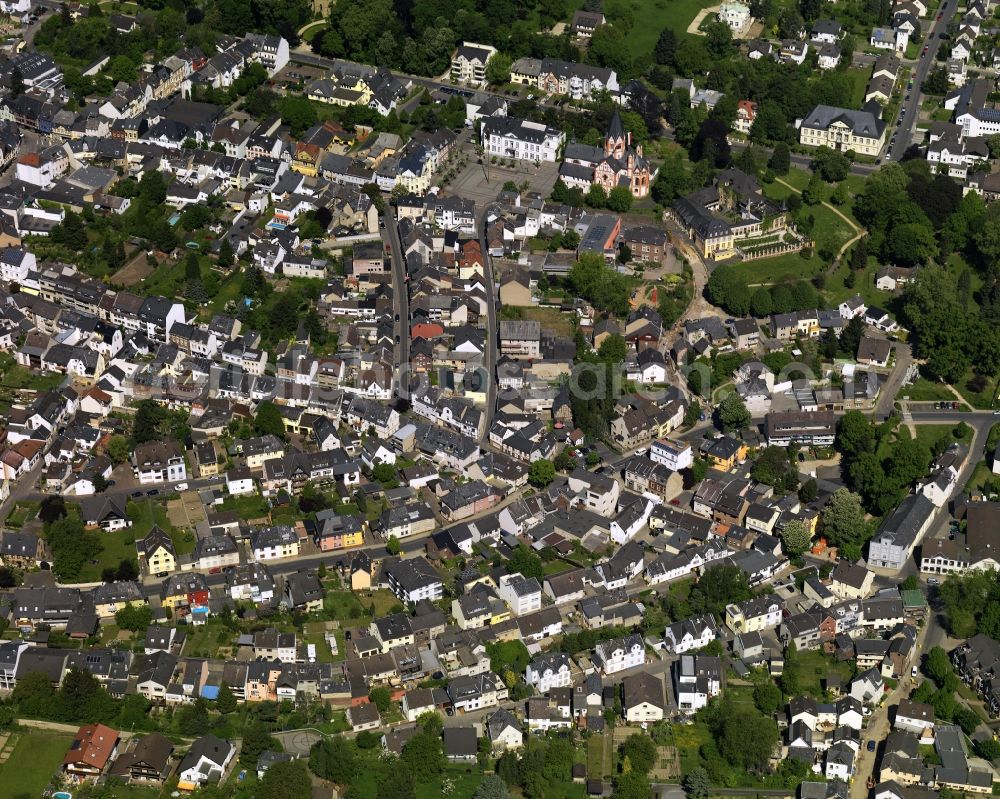 Sinzig from above - Sinzig in Rhineland-Palatinate