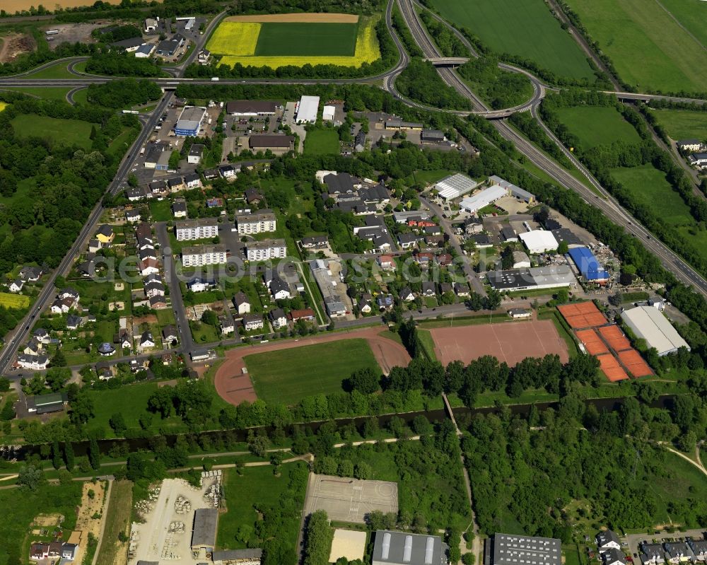 Sinzig from the bird's eye view: Sinzig in Rhineland-Palatinate