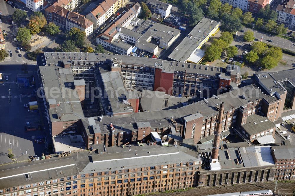 Aerial photograph Hannover - Blick auf das Werksgelände der Continental AG in Hannover-Vahrenwald. Der Konzern gehört zu den größten Automobilzulieferern. View to the buisness premise of the Continental AG in Hannover-Vahrenwald. The concern is one of the largest car parts supplier.