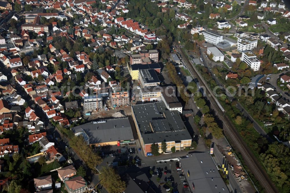 Nieder-Olm from above - Seat of Eckes AG in Nieder-Olm in the state of Rhineland-Palatinate