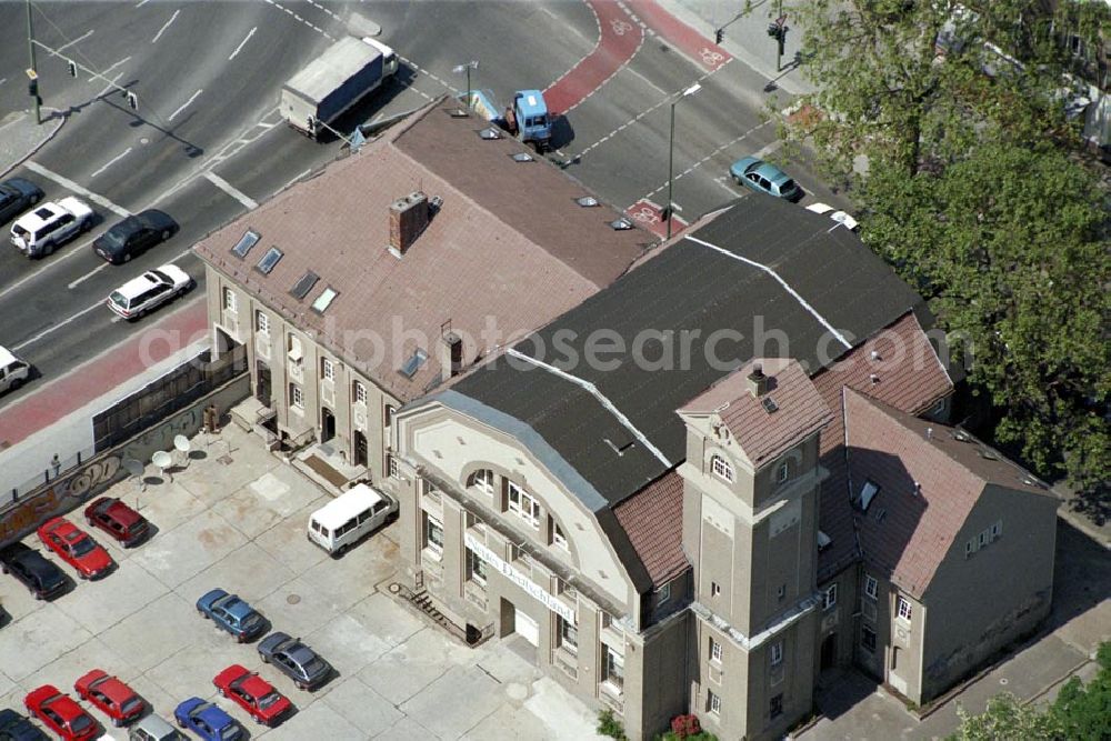 Aerial image Berlin / Treptow - Sitz der Redaktion Neues Deutschland Alt-Stralau 1-2 in Berlin Treptow 1995