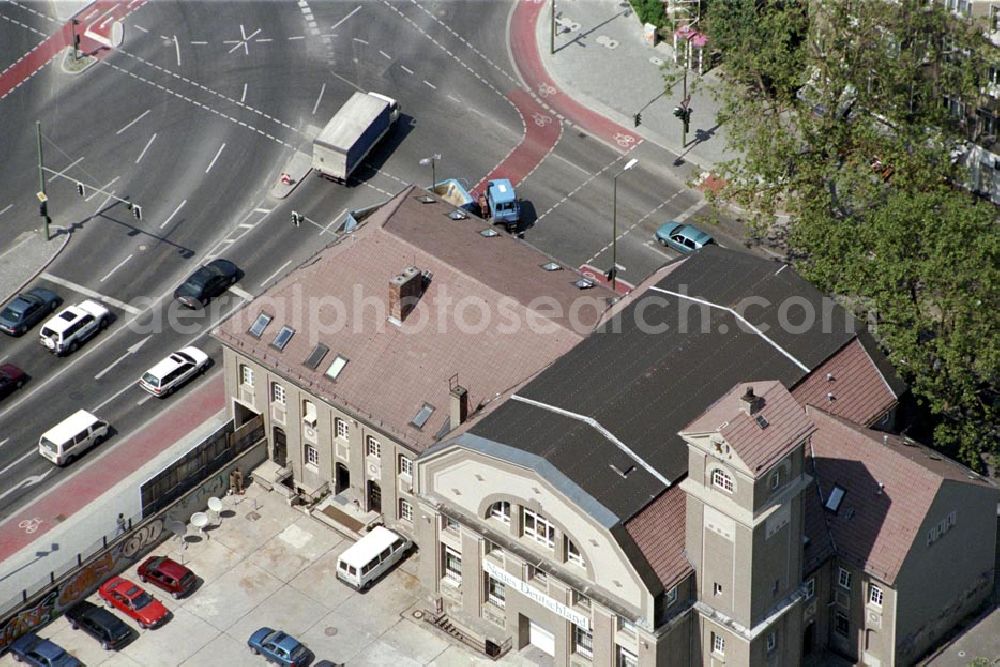 Aerial photograph Berlin / Treptow - Sitz der Redaktion Neues Deutschland Alt-Stralau 1-2 in Berlin Treptow 1995