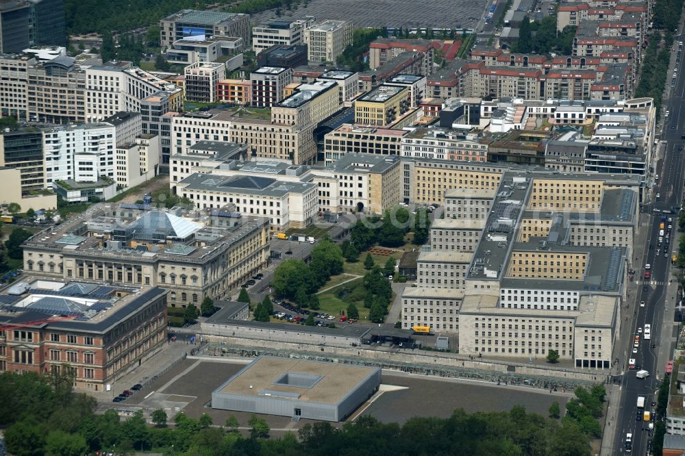 Aerial photograph Berlin - View of the foundation of the Topography of Terror in the district of Kreuzberg in Berlin