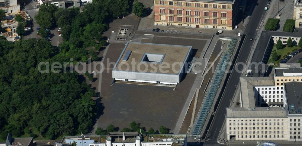 Berlin from above - View of the foundation of the Topography of Terror in the district of Kreuzberg in Berlin