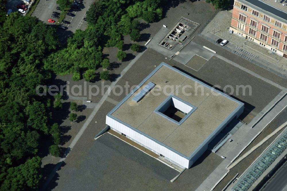 Aerial image Berlin - View of the foundation of the Topography of Terror in the district of Kreuzberg in Berlin