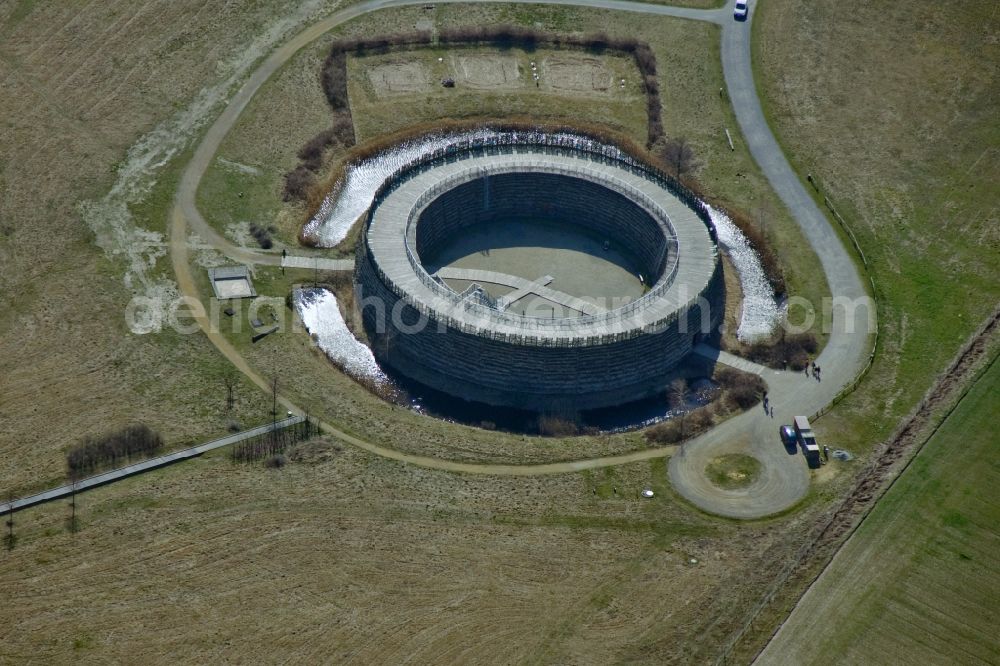 Aerial photograph Raddusch - View of Slawenburg Raddusch in Brandenburg