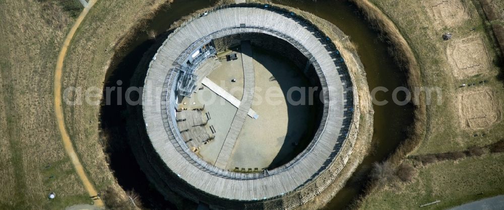 Aerial image Raddusch - View of Slawenburg Raddusch in Brandenburg