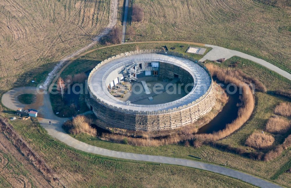 Vetschau/Spreewald from the bird's eye view: View of Slawenburg Raddusch in Brandenburg