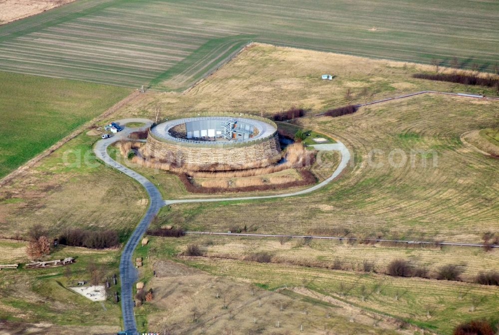 Raddusch from the bird's eye view: View of Slawenburg Raddusch in Brandenburg