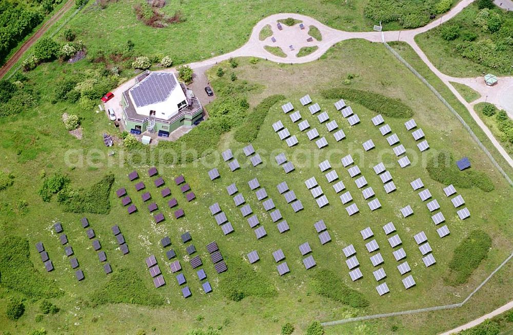 Kobern-Gondorf from above - Solaranlagenfeld bei Kobern-Gondorf südlich von Koblenz. Datum: 26.05.03