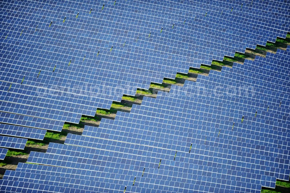 Villalba auf Sizilien from the bird's eye view: Solar fileds, Solar Park esp. photovoltaic plant Villalba at Sicily in Italy. Operator of the plant is the EEPro Company