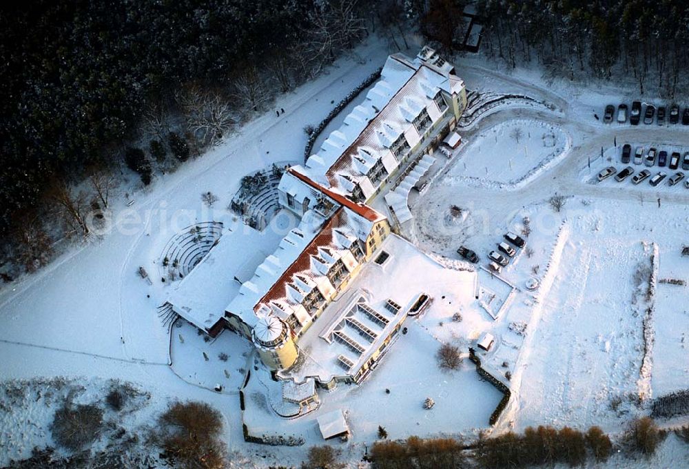 Aerial image Sommerfeld / BRB - .Ringhotel am See an der Beetzer Straße 1a in 16766 Sommerfeld.Ringhotel am See - Sommerfeld.Hotelbetriebs GmbH Beetzer Straße 1a,D-16766 Kremmen / Ortsteil Sommerfeld,Fon: +49 (0) 33 055 - 970,info@hotelsommerfeld.de