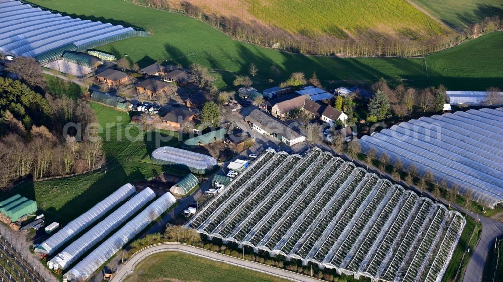 Königswinter from the bird's eye view: Sonnenberger Hof in Koenigswinter in the state North Rhine-Westphalia, Germany