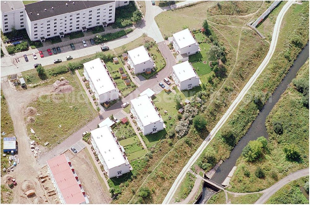 Berlin - Mahlsdorf (zu Hellersdorf) from above - Planungsfläche einer neuen Wohnsiedlung an der Landsberger Straße / Kaulbachstraße der DEGEWO in Mahlsdorf-Nord (Berlin-Hellersdorf).