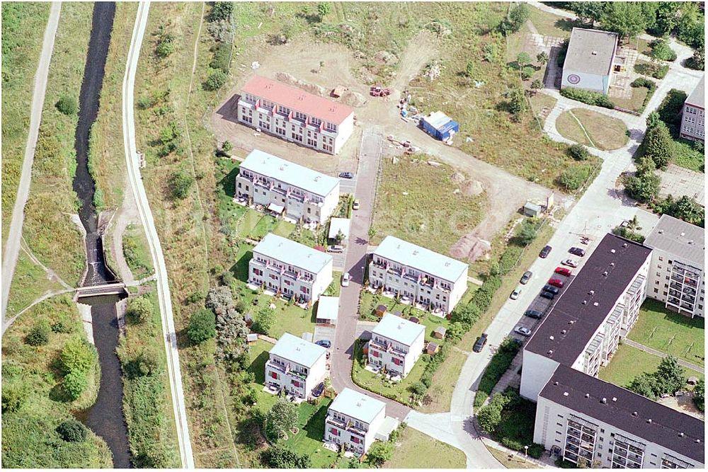 Aerial photograph Berlin - Mahlsdorf (zu Hellersdorf) - Planungsfläche einer neuen Wohnsiedlung an der Landsberger Straße / Kaulbachstraße der DEGEWO in Mahlsdorf-Nord (Berlin-Hellersdorf).