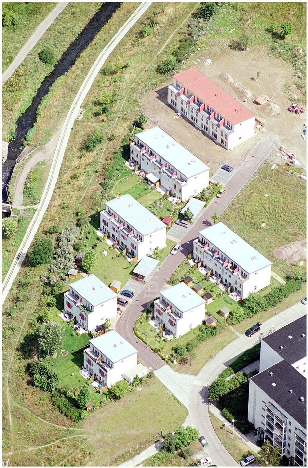 Berlin - Mahlsdorf (zu Hellersdorf) from the bird's eye view: Planungsfläche einer neuen Wohnsiedlung an der Landsberger Straße / Kaulbachstraße der DEGEWO in Mahlsdorf-Nord (Berlin-Hellersdorf).