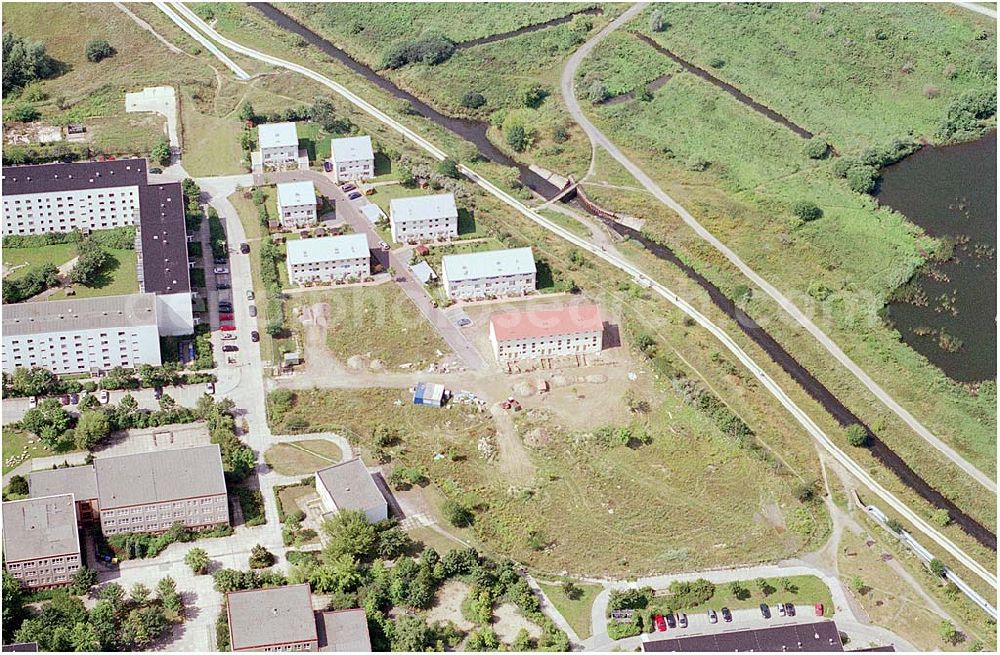 Aerial photograph Berlin - Mahlsdorf (zu Hellersdorf) - Planungsfläche einer neuen Wohnsiedlung an der Landsberger Straße / Kaulbachstraße der DEGEWO in Mahlsdorf-Nord (Berlin-Hellersdorf).