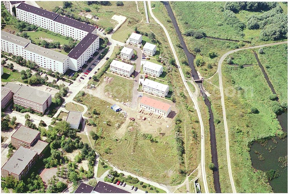 Berlin - Mahlsdorf (zu Hellersdorf) from the bird's eye view: Planungsfläche einer neuen Wohnsiedlung an der Landsberger Straße / Kaulbachstraße der DEGEWO in Mahlsdorf-Nord (Berlin-Hellersdorf).