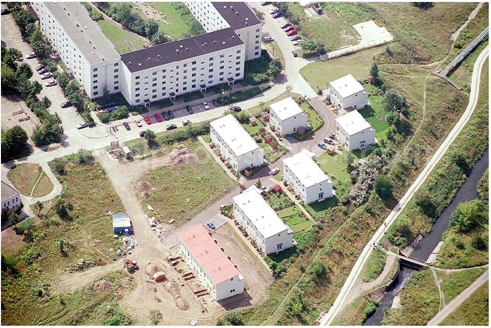 Aerial photograph Berlin - Mahlsdorf (zu Hellersdorf) - Planungsfläche einer neuen Wohnsiedlung an der Landsberger Straße / Kaulbachstraße der DEGEWO in Mahlsdorf-Nord (Berlin-Hellersdorf).