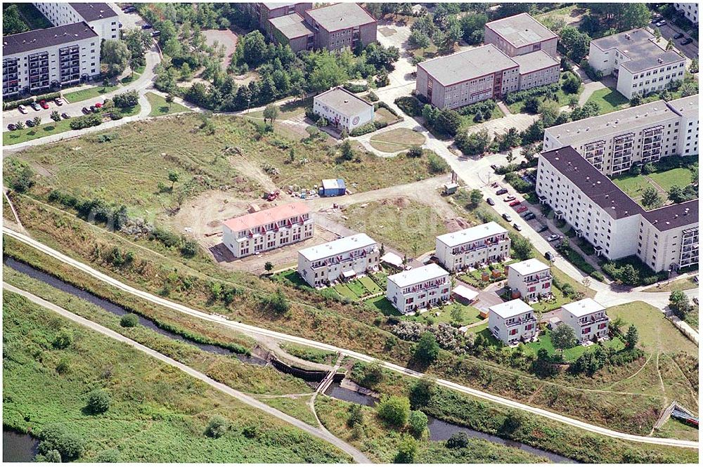 Aerial image Berlin - Mahlsdorf (zu Hellersdorf) - Planungsfläche einer neuen Wohnsiedlung an der Landsberger Straße / Kaulbachstraße der DEGEWO in Mahlsdorf-Nord (Berlin-Hellersdorf).