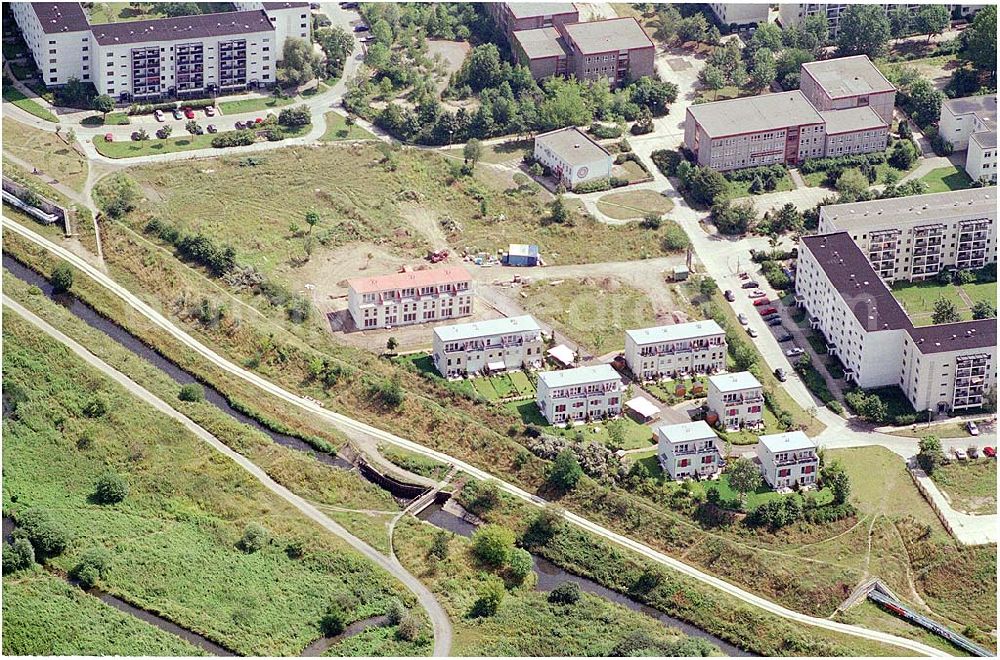 Aerial photograph Berlin - Mahlsdorf (zu Hellersdorf) - Planungsfläche einer neuen Wohnsiedlung an der Landsberger Straße / Kaulbachstraße der DEGEWO in Mahlsdorf-Nord (Berlin-Hellersdorf).