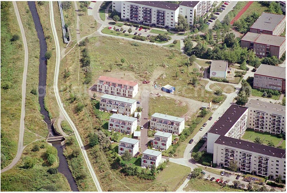 Berlin - Mahlsdorf (zu Hellersdorf) from the bird's eye view: Planungsfläche einer neuen Wohnsiedlung an der Landsberger Straße / Kaulbachstraße der DEGEWO in Mahlsdorf-Nord (Berlin-Hellersdorf).