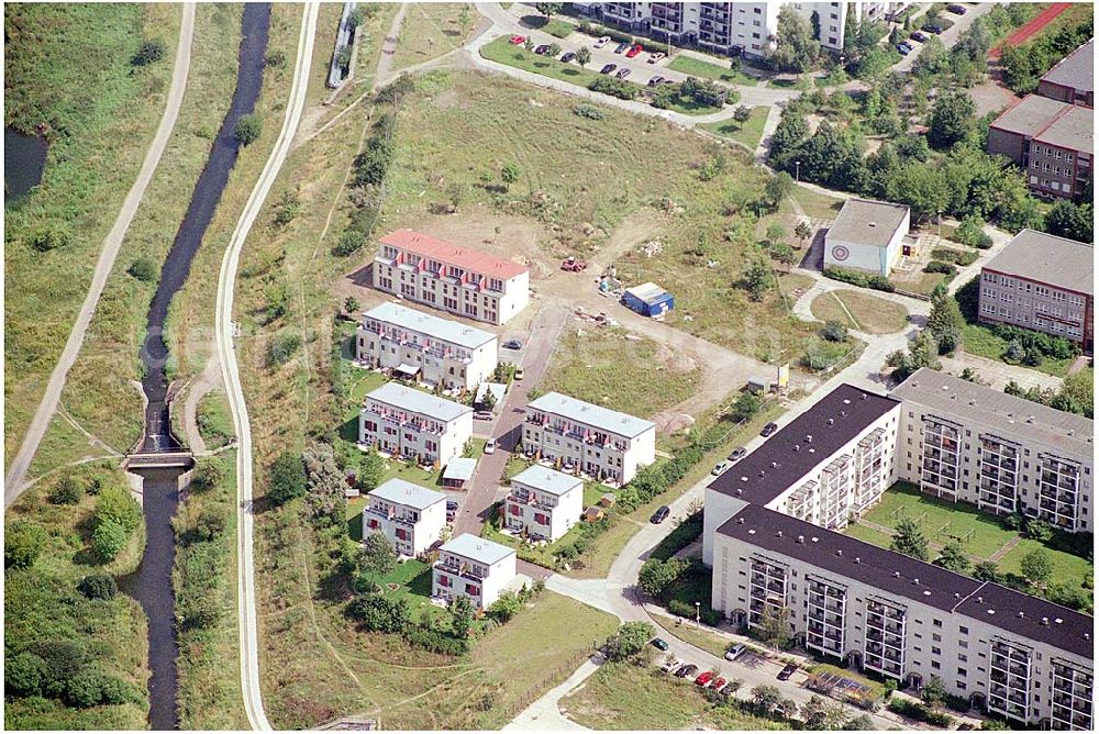 Aerial image Berlin - Mahlsdorf (zu Hellersdorf) - Planungsfläche einer neuen Wohnsiedlung an der Landsberger Straße / Kaulbachstraße der DEGEWO in Mahlsdorf-Nord (Berlin-Hellersdorf).