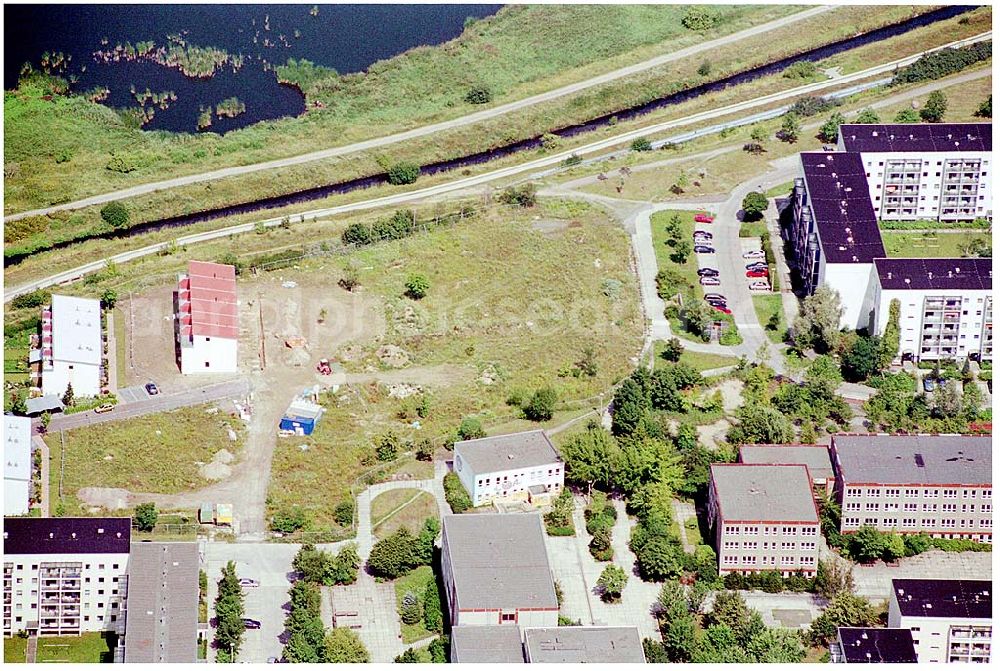 Berlin - Mahlsdorf (zu Hellersdorf) from above - Planungsfläche einer neuen Wohnsiedlung an der Landsberger Straße / Kaulbachstraße der DEGEWO in Mahlsdorf-Nord (Berlin-Hellersdorf).