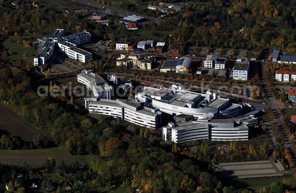 Aerial photograph Weimar - The clinic Sophienklinikum in Weimar in Thuringia