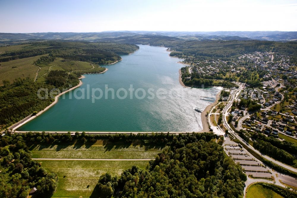 Aerial photograph Sundern - View of the Sorpesee in Sundern in the state of North Rhine-Westphalia