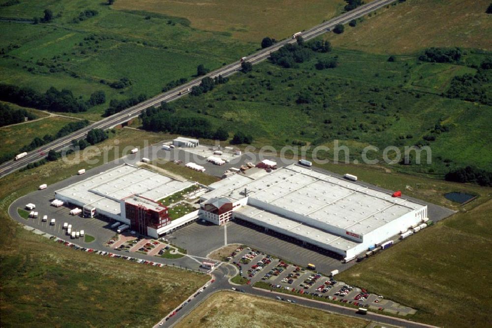 Aerial photograph Mittenwalde / BRB - Spar-Logistikzentrum vor dem Schönefelder Kreuz bei Mittenwalde (Brandenburg) 1995