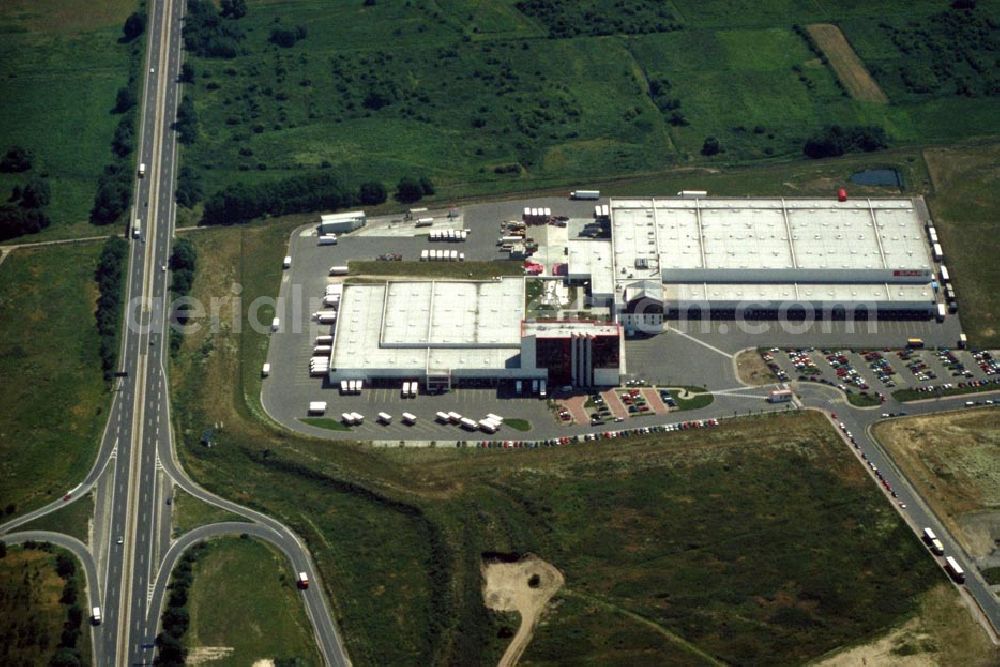 Mittenwalde / BRB from the bird's eye view: Spar-Logistikzentrum vor dem Schönefelder Kreuz bei Mittenwalde (Brandenburg) 1995