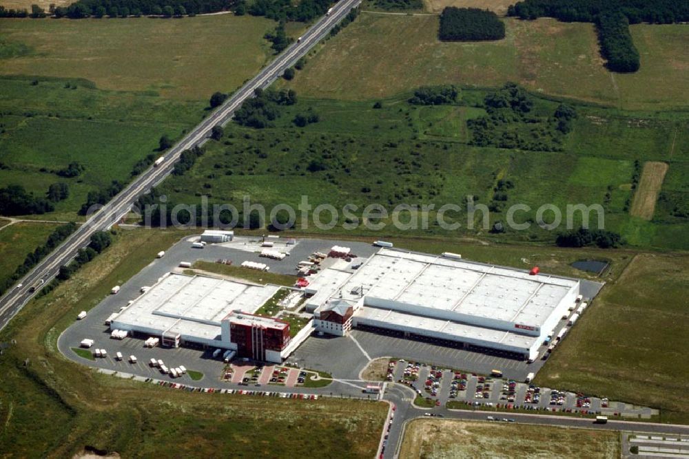 Aerial image Mittenwalde / BRB - Spar-Logistikzentrum vor dem Schönefelder Kreuz bei Mittenwalde (Brandenburg) 1995