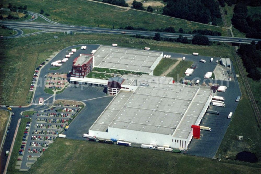 Aerial photograph Mittenwalde / BRB - Spar-Logistikzentrum vor dem Schönefelder Kreuz bei Mittenwalde (Brandenburg) 1995