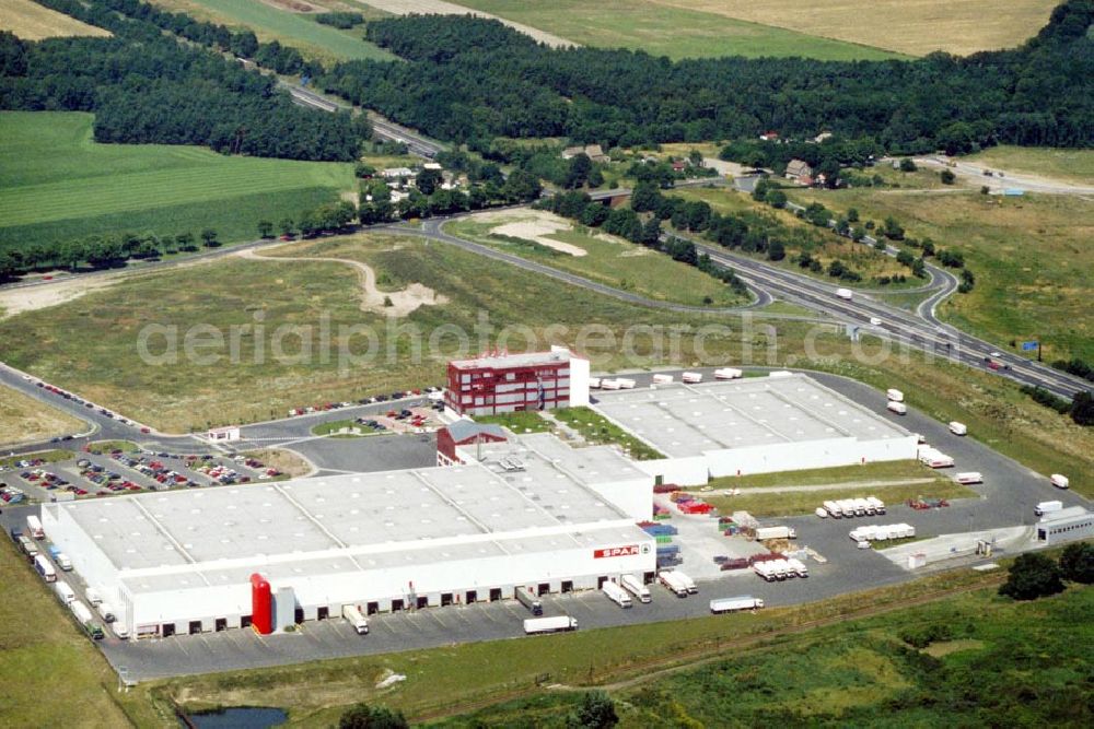 Mittenwalde / BRB from the bird's eye view: Spar-Logistikzentrum vor dem Schönefelder Kreuz bei Mittenwalde (Brandenburg) 1995