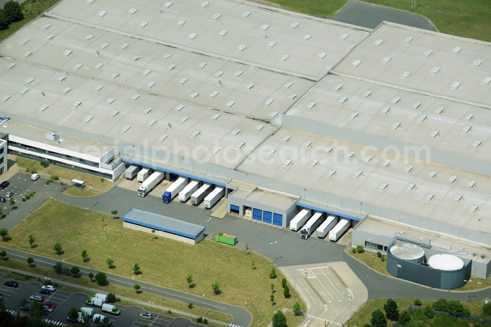 Aerial photograph Barsinghausen - Freight forwarding building of company Lyreco Deutschland GmbH in Barsinghausen in the state Lower Saxony