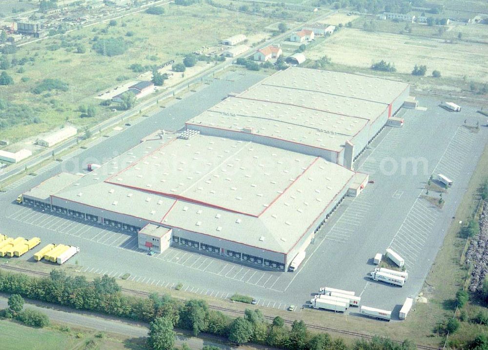 Aerial image Lübbenau / Brandenburg - Speditionslogistikzentrum Lidl & Schwarz in Lübbenau in Brandenburg.