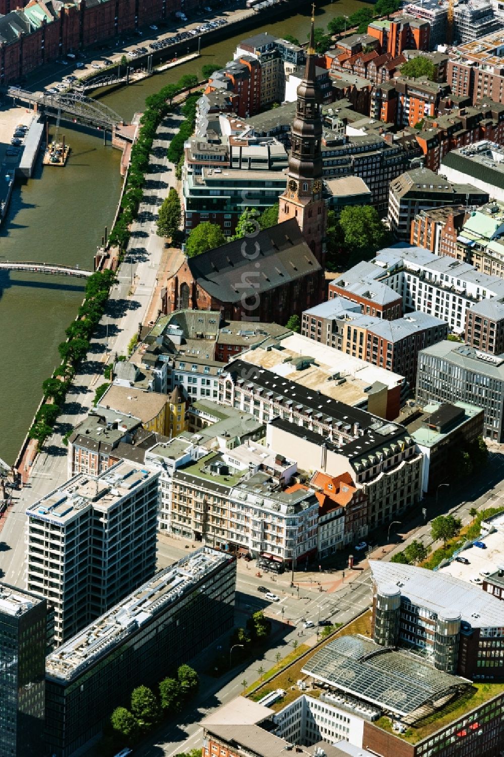 Hamburg from above - Speicherstadt in Hamburg