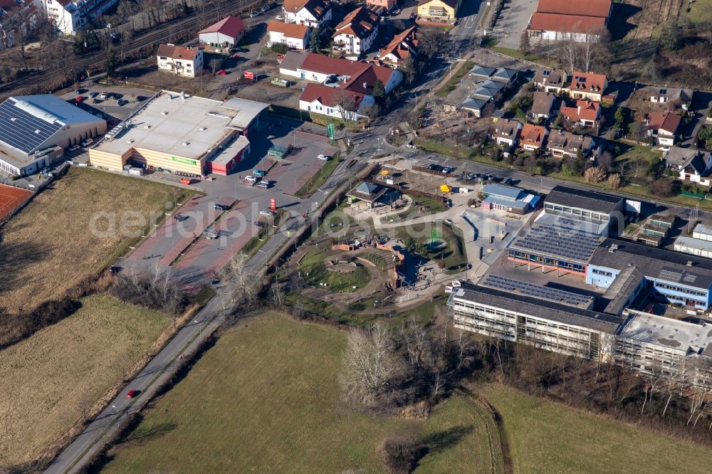 Aerial image Deidesheim - Playground alla hopp! in Deidesheim in the state Rhineland-Palatinate, Germany