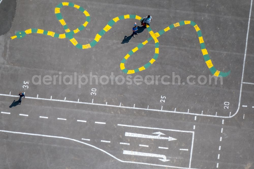 Aerial image Brilon - Playground in Brilon in the state North Rhine-Westphalia, Germany