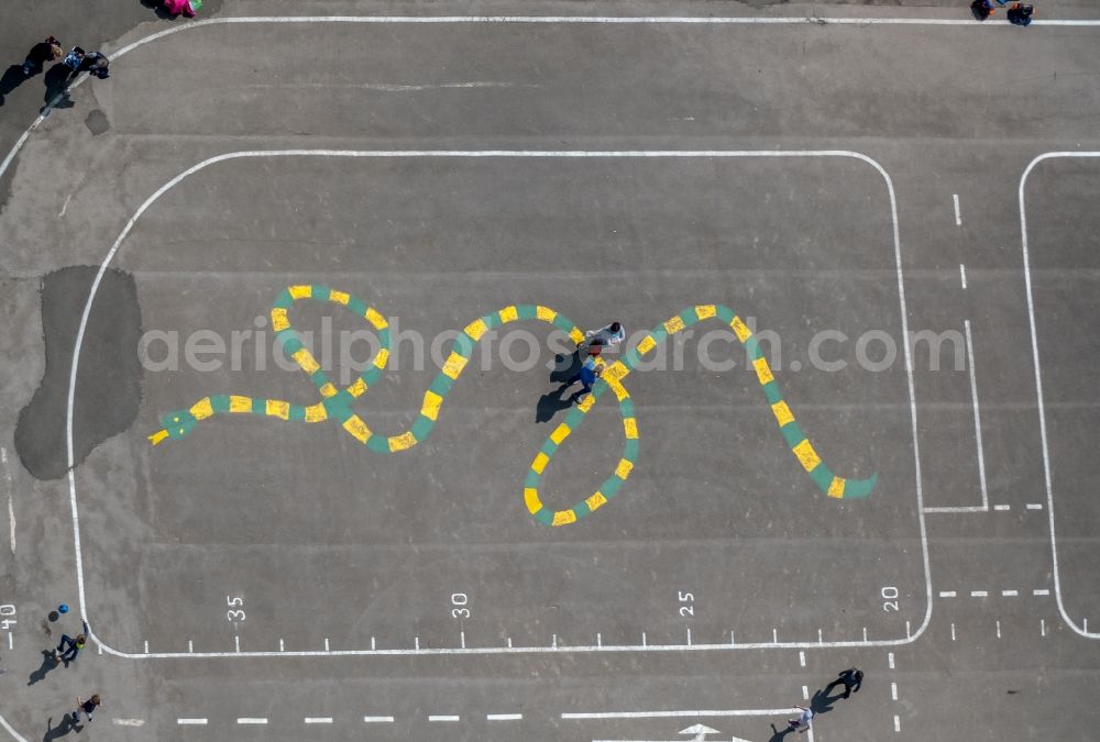 Aerial photograph Brilon - Playground in Brilon in the state North Rhine-Westphalia, Germany