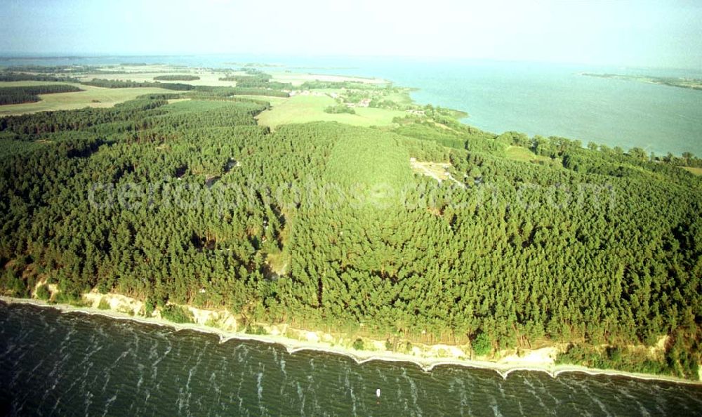 Aerial image Lütow auf Usedom in MV - 