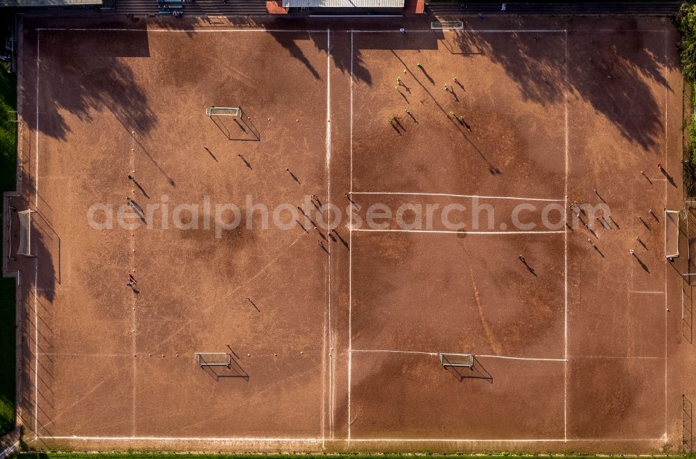 Herne OT Börnig from above - View of sports facilities in the district Boernig in Herne in the state North Rhine-Westphalia