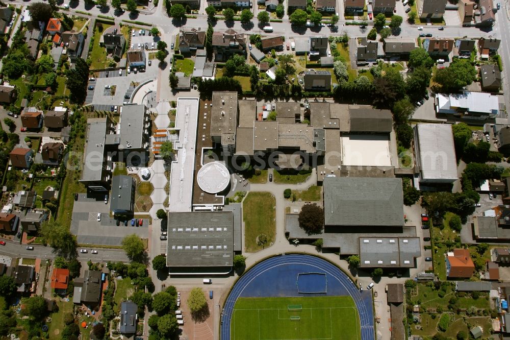 Aerial image Kamen - View of the SportCentrum Kamen-Kaiserau in the district of Methler in Kamen in the state of North Rhine-Westphalia