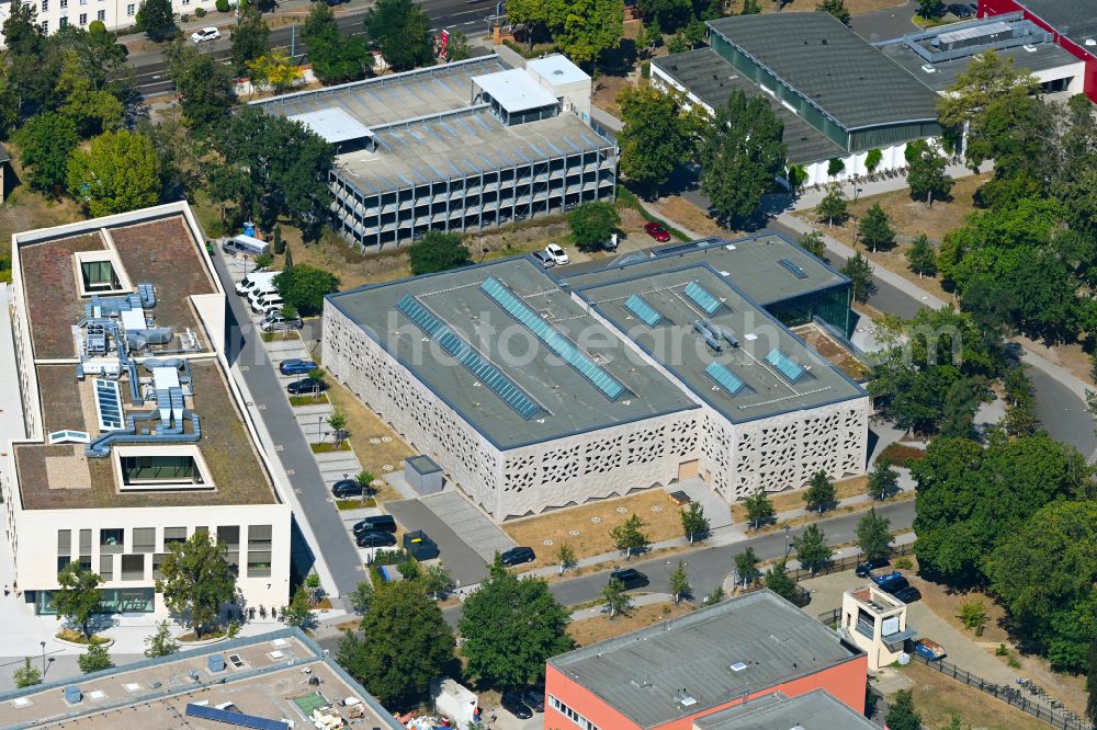 Aerial image Potsdam - Sports hall on corner Olympischer Weg in Potsdam in the state Brandenburg, Germany