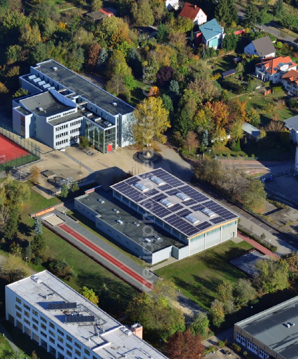 Werder (Havel) from above - View of the gymnasium of the top stage centre Werder in Werder ( Havel ) in the state Brandenburg