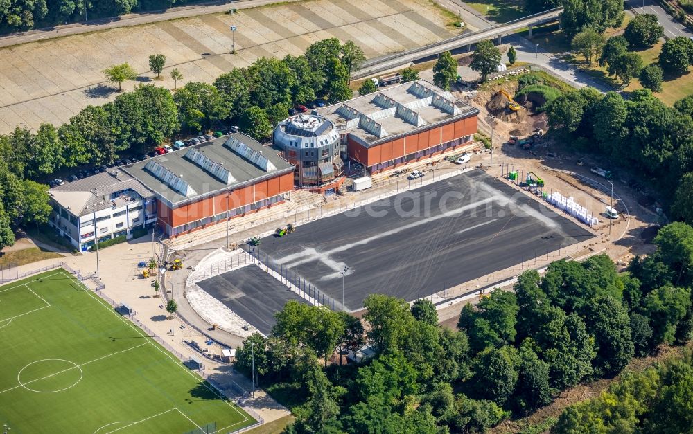 Dortmund from above - Sports grounds and football pitch of TSC Eintracht Dortmund on Victor-Toyka-Strasse in Dortmund in the state North Rhine-Westphalia, Germany